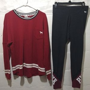 PINK Victoria's Secret 2 piece outfit size medium